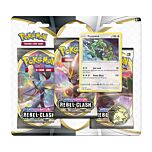 Sword and Shield Rebel Clash 3 Pack Blister Rayquaza (EN)