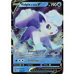 033 / 195 Alolan Vulpix V Rara Holo V foil (IT) -NEAR MINT-