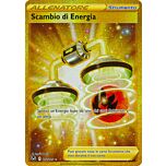 212 / 195 Scambio di Energia Rara Segreta Gold foil (IT) -NEAR MINT-