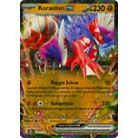 124 / 197 Koraidon ex Rara Ex foil (IT) -NEAR MINT-