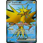 192 / 165 Zapdos ex Rara Segreta foil (IT) -NEAR MINT-