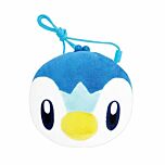 Plush Peluche portamonete a tracolla con chiusura a clip Piplup (JP)