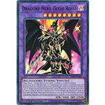RA02-IT021 Dragone Nero Occhi Rossi Super Rara 1a Edizione (IT) -NEAR MINT-