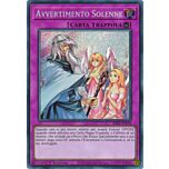 RA02-IT078 Avvertimento Solenne Rara Segreta 1a Edizione (IT) -NEAR MINT-