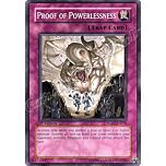 RGBT-EN076 Proof of Powerlessness comune 1st Edition -NEAR MINT-
